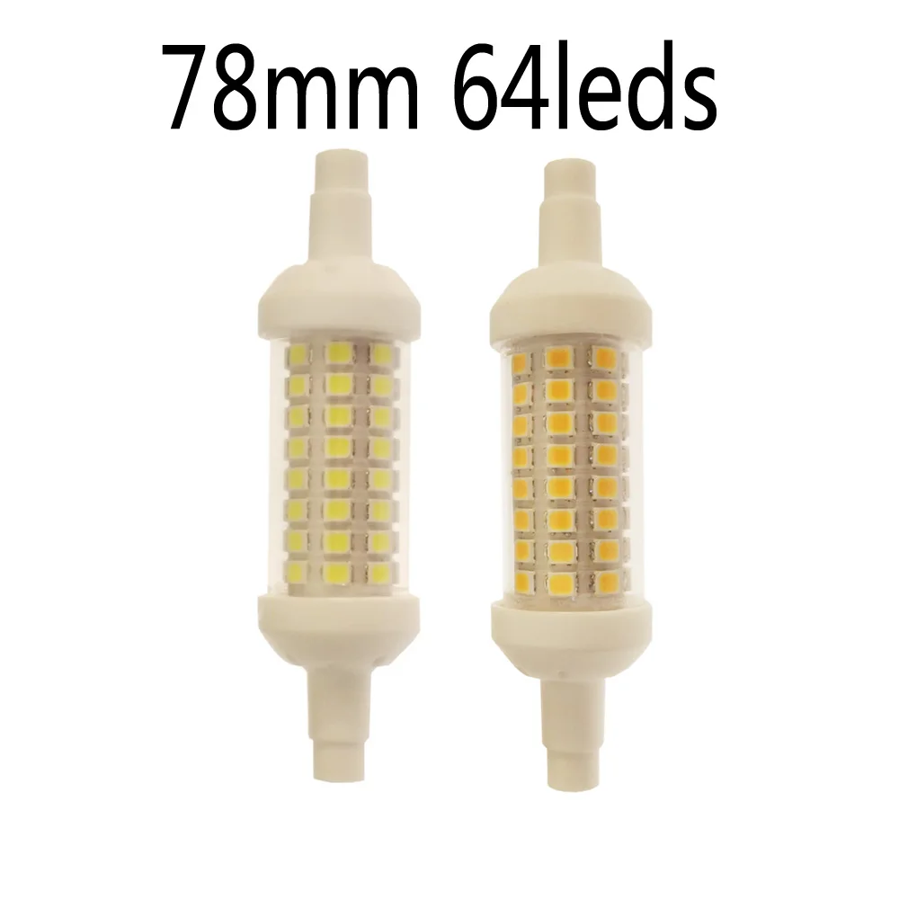 Lâmpadas Led e Tubos 64leds118mm 80 leds r7s r7s Formato : Barra