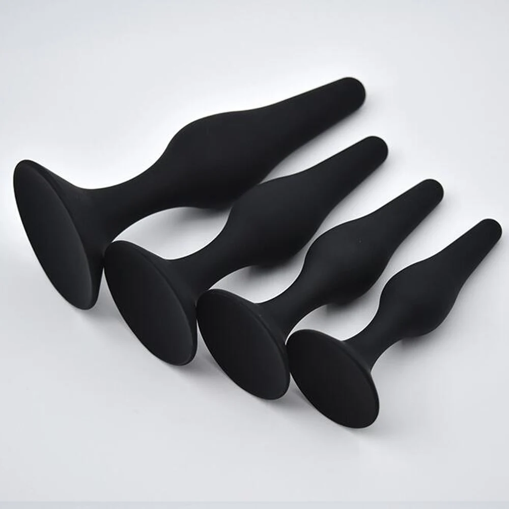 Online Silikon Butt Plug Kit Anal Sex Anfänger Set Hilft Zug rektum für Mehr Komfortable Geschlechtsverkehr Anal Spielzeug mit Saugnapf basis