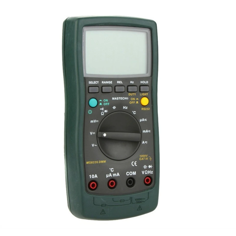 

Hot MasTe MS8226T Direct current appliances with Digital Multimeter Auto range True RMS DMM HZ Capacitance Tempe