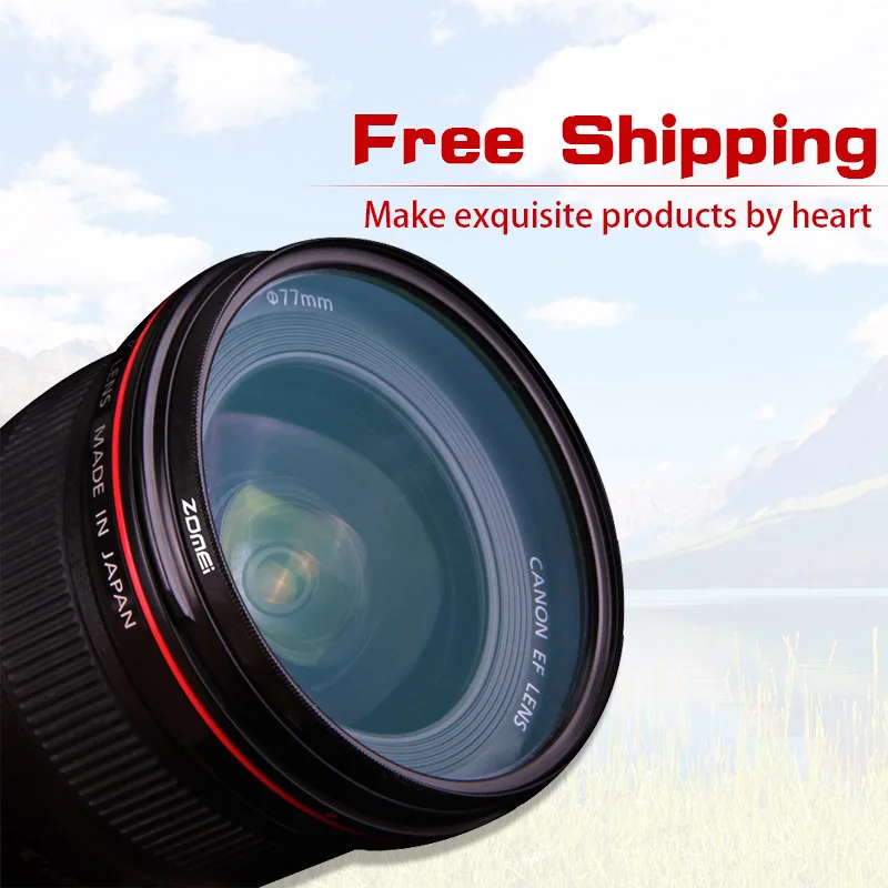 Circular Polarizer Multithreaded Glass Filter Multicoated 82mm for Canon EOS 77D C-PL