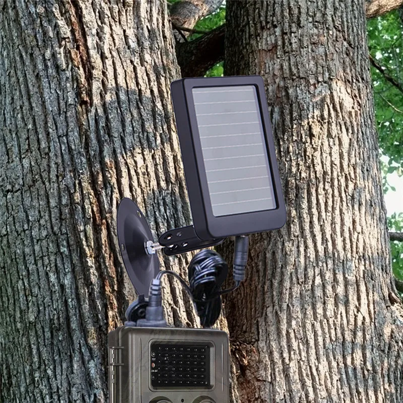 

Solar Panel Charger for Hunting Camera HC300 HC300M HC500A HC500M HC500G HC700g Built-in 1500mAH Lithium Battery