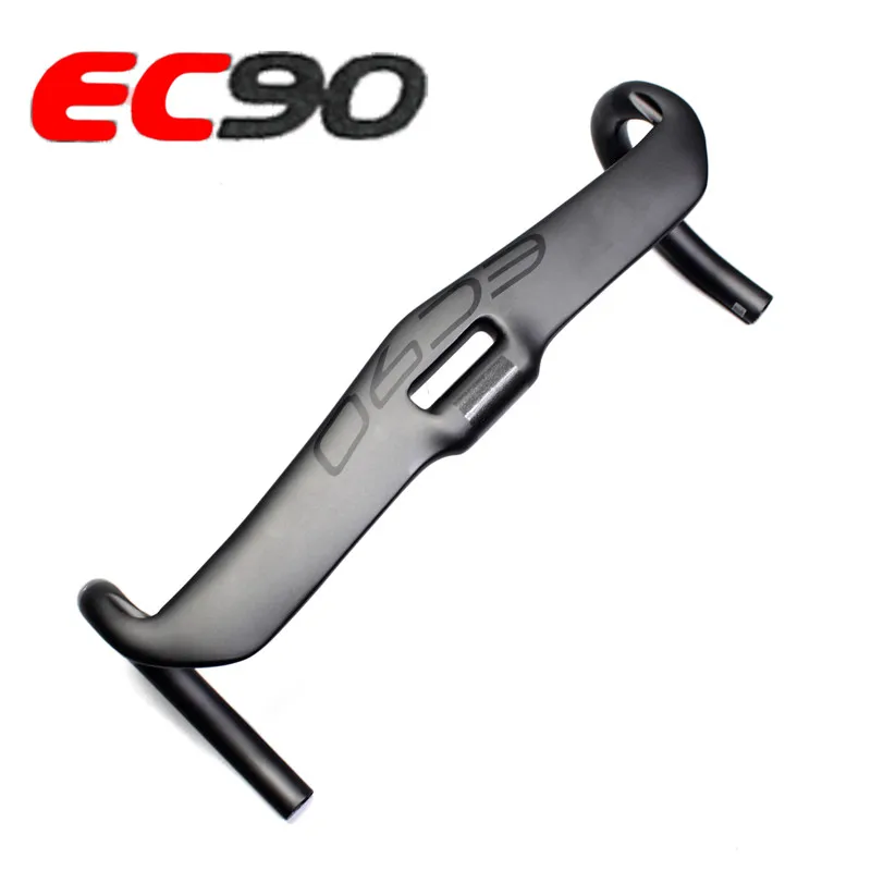 

2018New Ec90 Carbon Fiber Carbon Fiber Highway Bicycle Thighed Handle Carbon Handlebar Road Bike Handlebar 31.8*400 420 440mm
