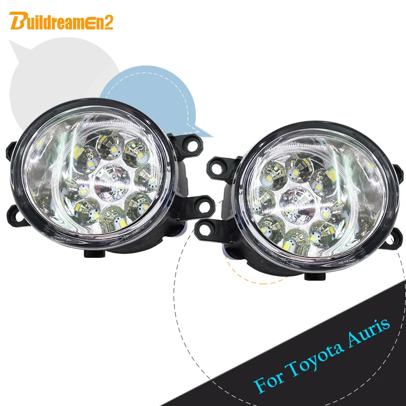 Buildreamen2 For Toyota Auris H8 H11 Car Styling LED Light Fog Light