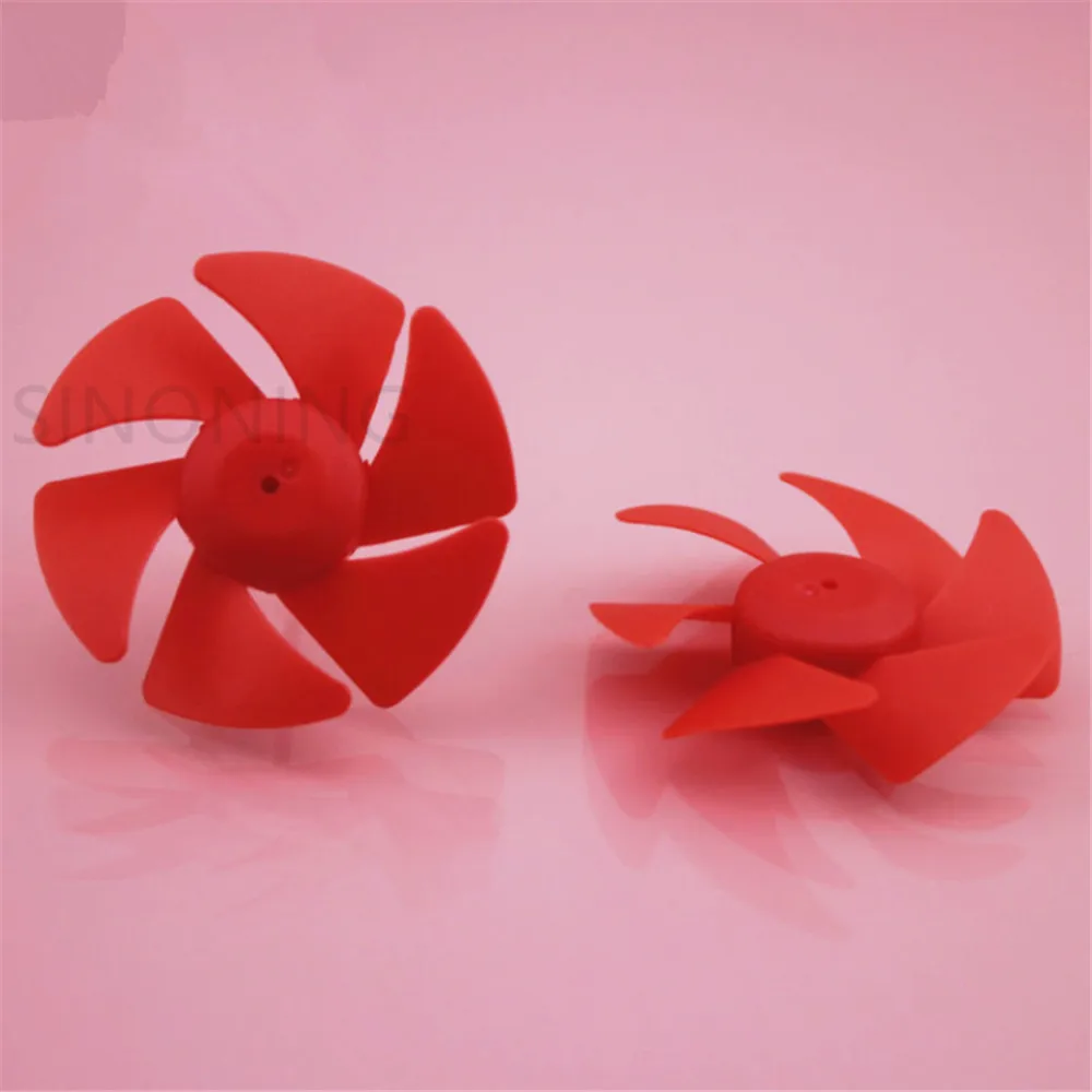 4pcs Small turbofan propeller fan blade six-leaf paddle technology building blocks