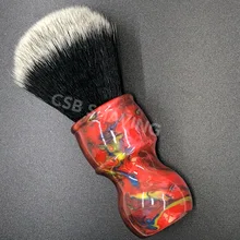 CSB узел 24 мм смокинг синтетические волосы красочные смолы ручка щетка для бритья барбершоп салон карнизы мокрый инструмент