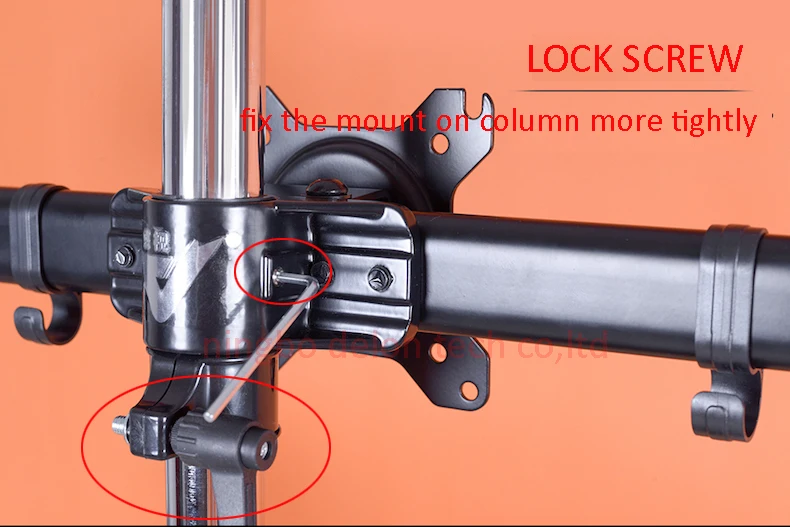 four screen 27inch lcd tv table mount monitor desk