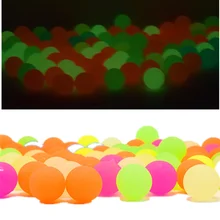 10 шт/лот отскок шаров Светящиеся в темноте игрушки для детей прыгающий мяч игры на открытом воздухе игрушки для детей украшение партии подарок