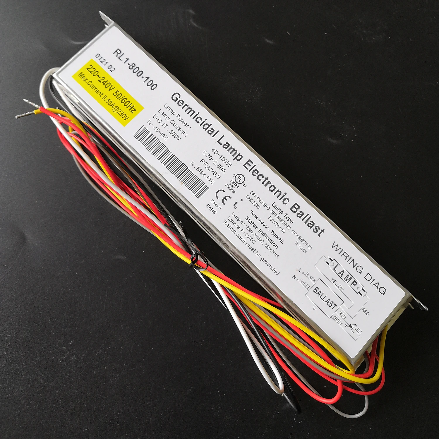 230V 95W Kiemdodende Lamp Elektronische Ballasten Uv Ballast Voor Uv