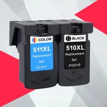 Compatible PG510 CL511 Ink Cartridge for Canon PG-510 CL 511 for PG510XL MP280 MP480 MP490 MP240 MP250 MP260 MP270 IP2700