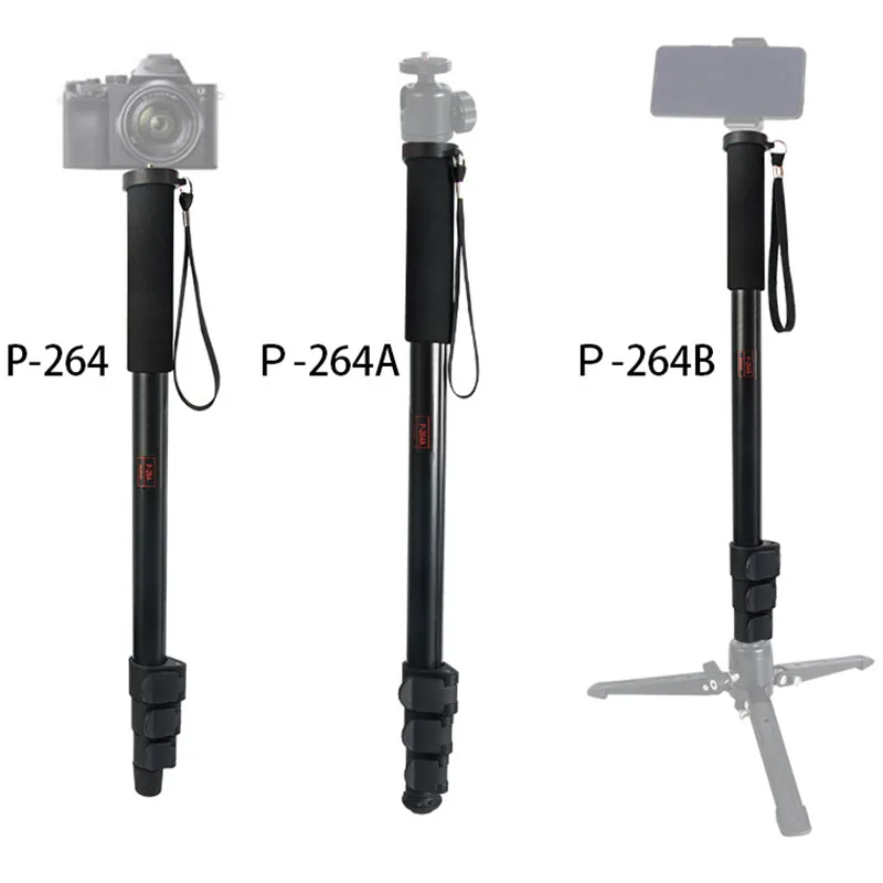  New Portable Lightweight 47Cm Monopod Aluminum Camera Stand Witn Phone Clip For Dslr Camera Video
