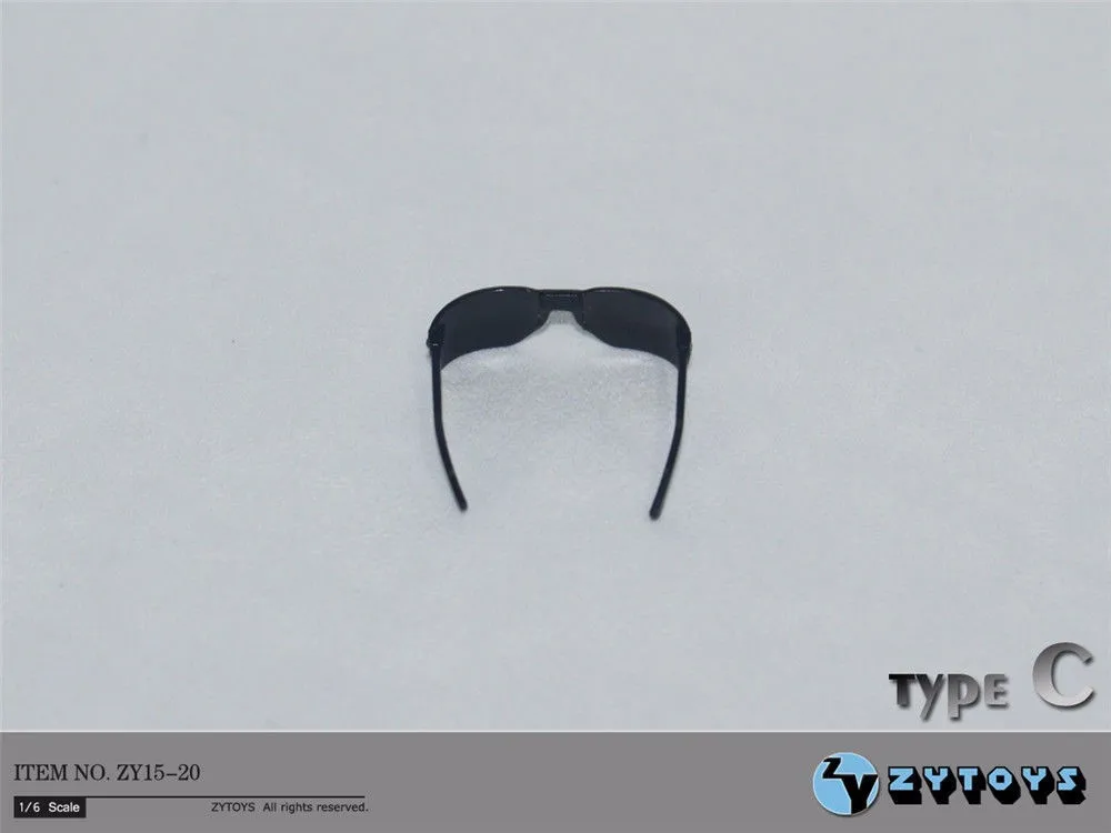 4 шт./компл. 1/6 весы черные очки солнцезащитные очки ZY15-20 для 1" фигурки игрушечные аксессуары