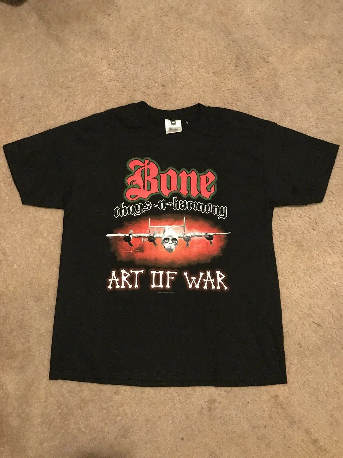 

2019 Funny Vtg 90S Bone Thugs N Harmony 1998 Art Of War Tour Rap Shirt Ds Eazy E Ruthless Tee Hoodie