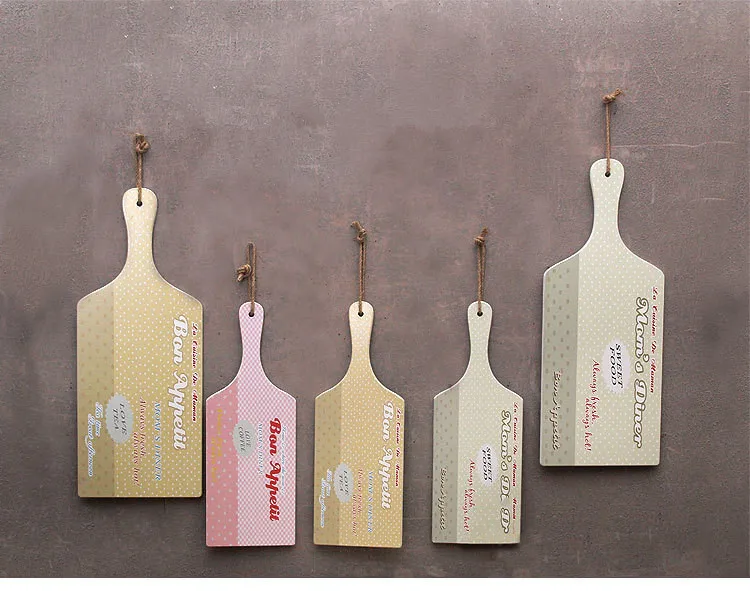 1PC 44x15.8CM Wooden Pizza Board Baking Tray Stone Cutting Platter Cake Bakeware Tools Hanging Decoration ME 020 | Дом и сад