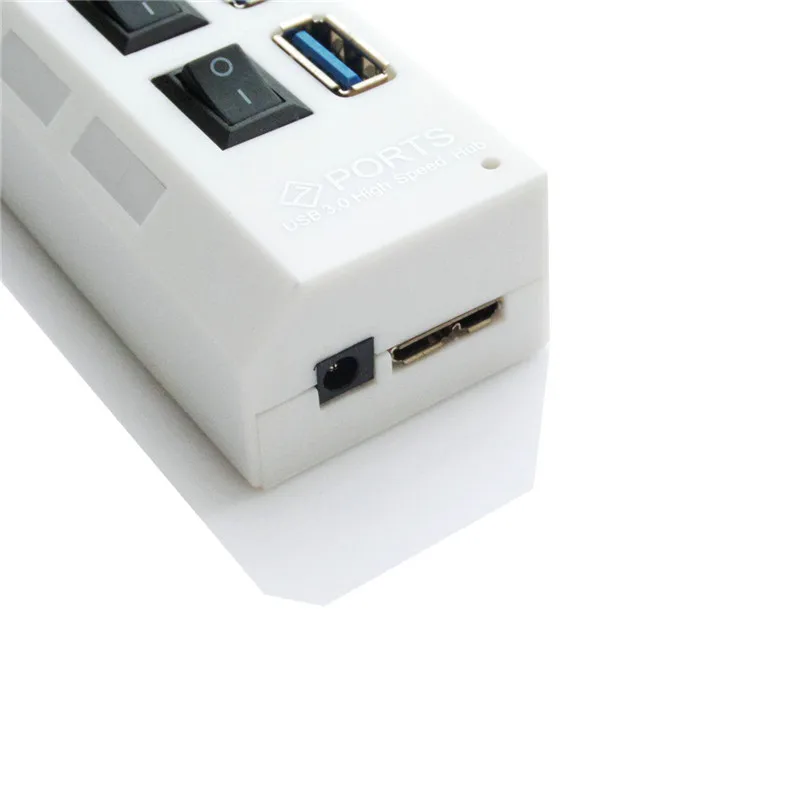 Концентратор USB 7-Порты и разъёмы USB 2,0 Multi Зарядное устройство концентратора+ Высокое Скорость адаптер ON/OFF переключатель для ноутбуков /PC Планшеты A8