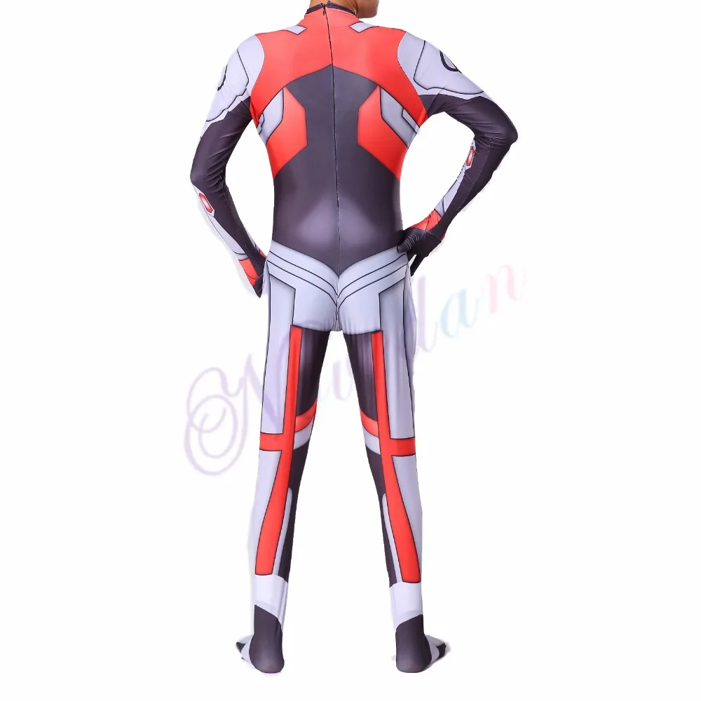 Marvel Avengers Endgame Quantum Realm Advanced Tech Cosplay Costumes 2019 New Superhero Iron Man Jumpsuit Bodysuit Zentai Suit