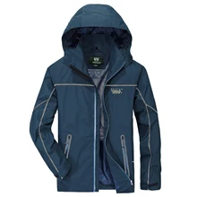 New Men Clothes 2018 Autumn Windbreaker Waterproof Quick Dry Jacket Casual jaqueta masculina Men’s Outerwear Plus Size 4XL