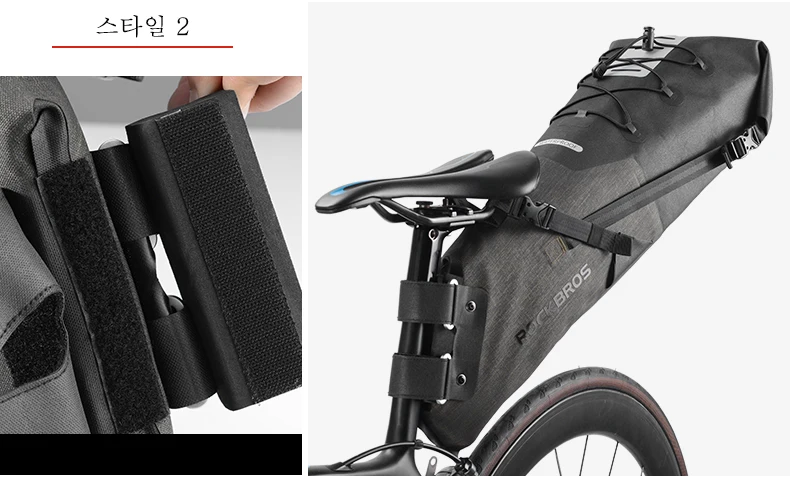 Perfect ROCKBROS Bike Bicycle Saddle Bag Waterproof Large Capacity Reflective Foldable Cycling Tail Rear Bag Road Bike MTB Trunk Pannier 25