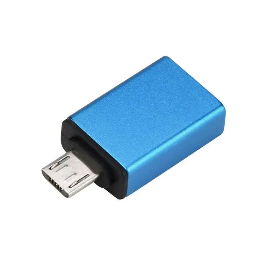 Micro USB OTG Поворотный адаптер чтения карт Micro USB к USB OTG мини адаптер конвертер для Android-смартфон подарок ov22 p30