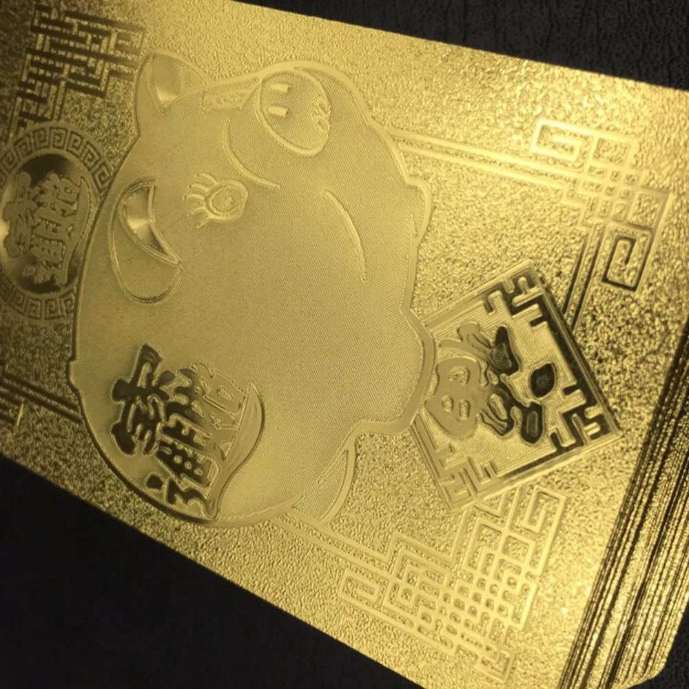 Горячие 1 набор привлекательные высококачественные водостойкие карты покерные игровые карты из серебряной золотой фольги