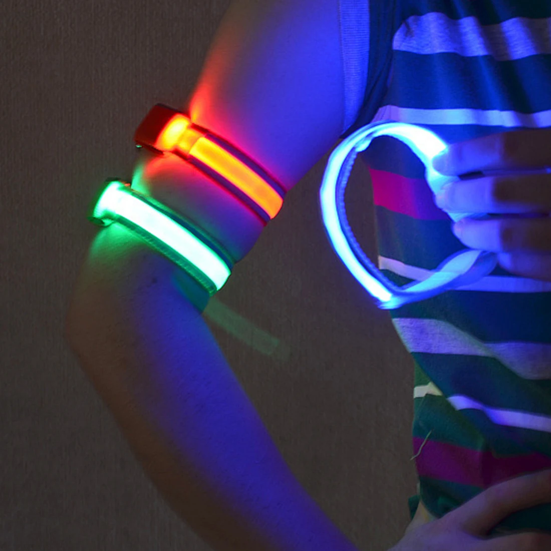 Sale Armband LED Lights Running Cycling Jogging Walking Safety led light electric scooter 3