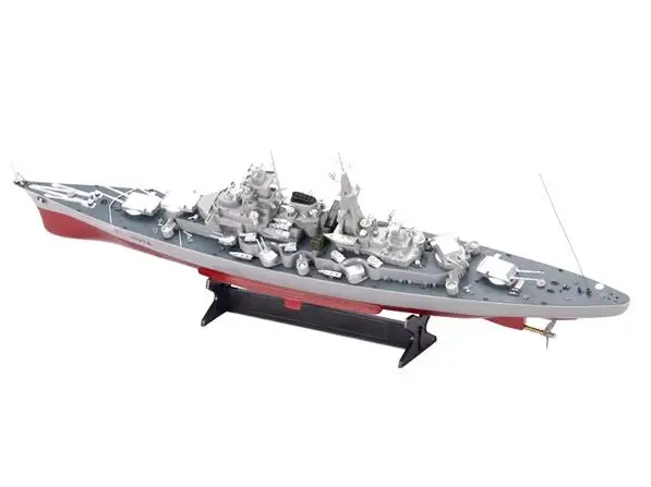 Лодка с дистанционным управлением rc KMS Bismarck класс модель броненосца корабль Игрушка Лодка