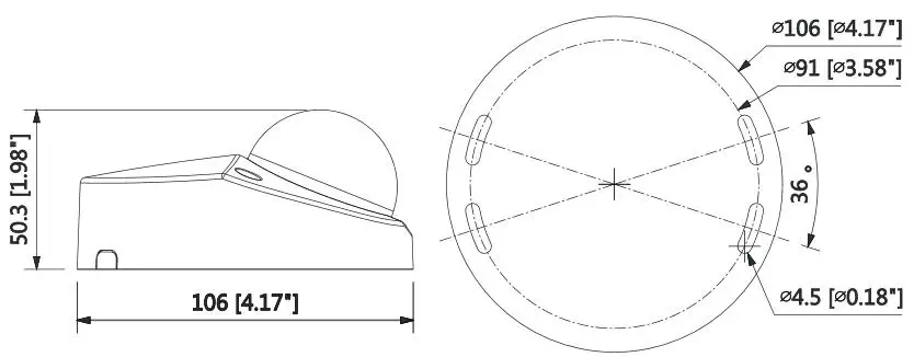 Оригинальная Dahua английская версия IPC-HDBW4431F-AS ip-камера 4MP IK10 IR20m IP67 Встроенный микрофон слот для sd-карты мини купольная сетевая камера