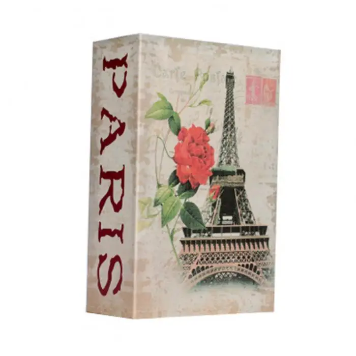 Security Simulation Dictionary Book Case Home Cash Money Jewelry Locker Secret Safe Storage Box With Key Lock Small Medium Size