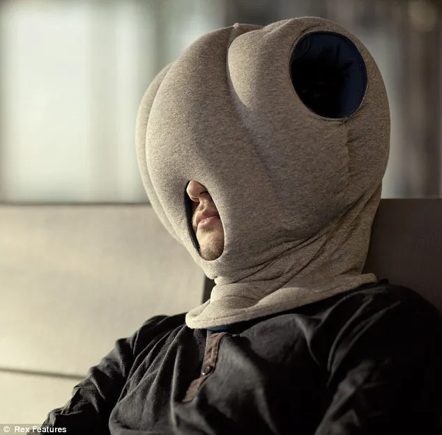 ostrich travel pillow