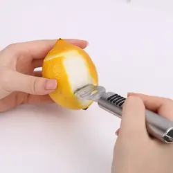 NICEYARD Лимон Апельсин Терка пилинг нож инструмент из нержавеющей стали машина для очистки фруктов от кожуры или кожицы овощечистка