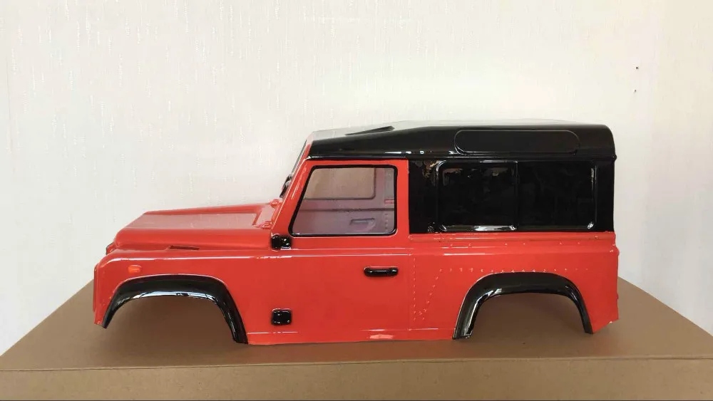 1/10 масштаб RC8WD Defender D90 ROVER LAND Grande II G2 Wrangler неразрезанный и Неокрашенный прозрачный корпус для AXAIL SCX10 ROCK CRAWLER