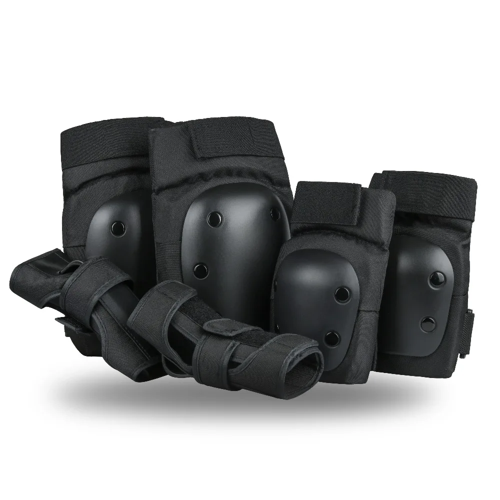 

Szblaze Knee Pads Elbows Pads Wrist Guards 3 in 1 Safety Protective Gear Set For Skateboarding, Inline Roller Skating BMX Bike