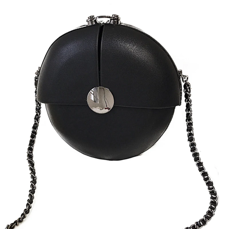 

HCH Fashion Women Chain Bag Lady Messenger Bag Small Round Bag Spring Summer Cute Mini Shoulder Bags