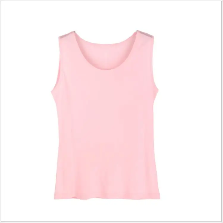 Женская Летняя шелковая короткая разноцветная рубашка облегающий жилет топы женские без рукавов темперамент майка Debardeur Camis розовый Y03128 - Цвет: Pink