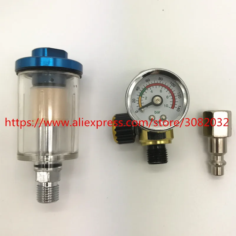 Buy Spray Gun Air Regulator Gauge & air spray In line