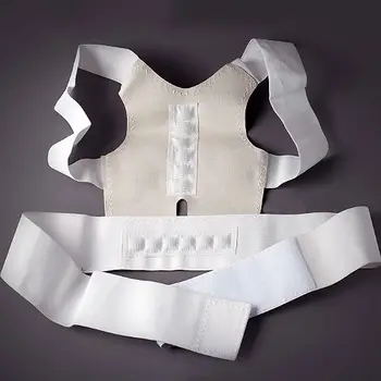 

Men women magnetic posture corrector belt The best offer support group feel the pain of a young sport shoulder belt bandage