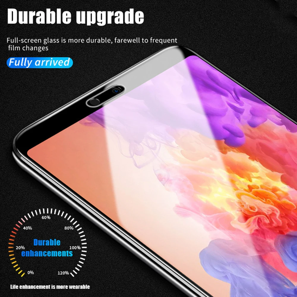 FLOVEME الزجاج المقسى لهواوي زميله 10 20 لايت P10 P20 لايت برو 9 H الزجاج واقي للشاشة ل الشرف 9 10 لايت طبقة رقيقة واقية