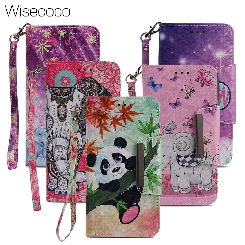 

Leather Wallet Flip Case for Huawei P20 Mate 10 Pro Lite Y5 Y9 Y7 2018 Coque Lovely 3D Cat Cartoon Mobile Cover Card Stand Capa