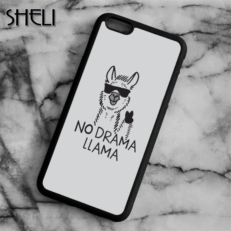 SHELI no drama llama lama Phone Case Cover For iPhone 5 6 6s 7 8 plus X XR XS max 11 Pro Samsung Galaxy S7edge S8 S9 S10 note |