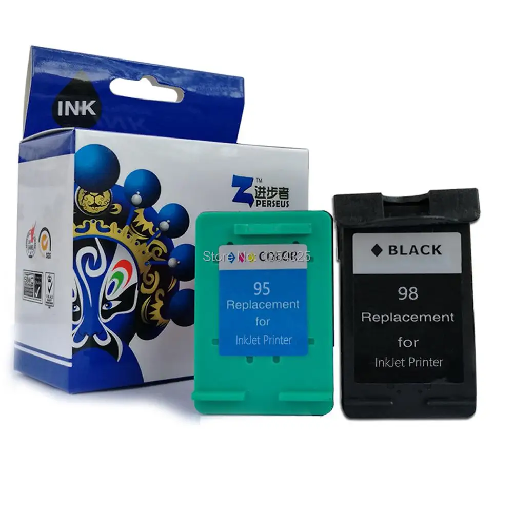 PERSEUS Ink Cartridge For HP 98 95 (Black,Color)High Quality Compatible 5940 5940XI H470 470B