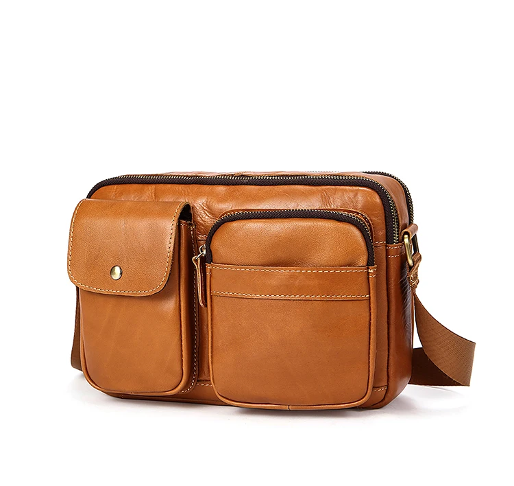 Bolsa Masculina Новое поступление Роскошные мужские сумки-мессенджеры из натуральной кожи Европа и Америка большой емкости мужская сумка