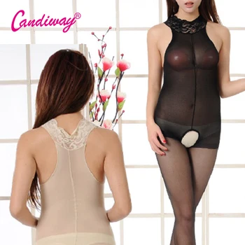 

New Sexy Erotic Lingerie Hot black Motif Mesh fantasias sexy erotic Body Stockings Underwear Perspective intimates