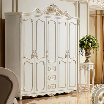 

The European Style Wardrobe, Five door furniture Wardrobe.