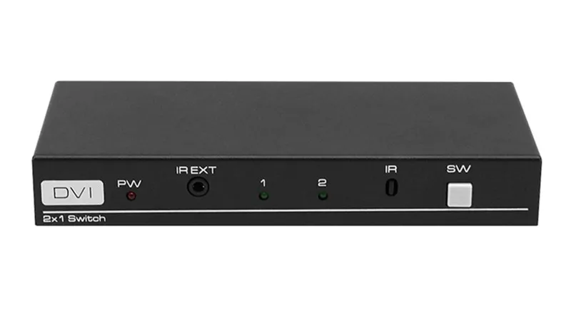 T 4K 3D 1080P DVI Switch 2x1 Switcher Adapter DVI-D Female Connector IR Extender DTS AC3 DSD For CCTV PC DVD Camera Free Shipping (6)