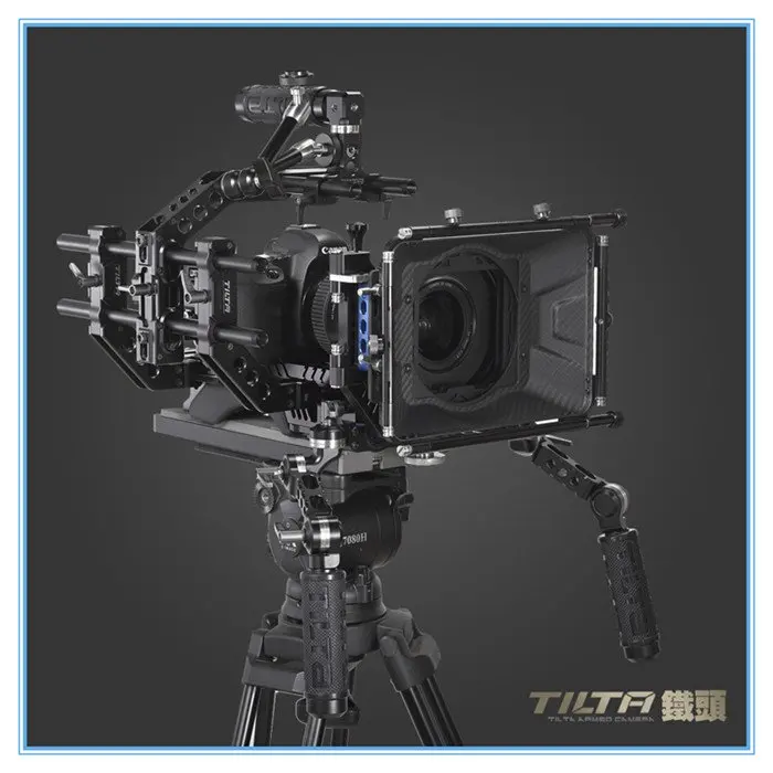 TILTA 3 III DSLR камера клетка Наплечная установка комплект AB жесткий стоп слежение за фокусом Carbon firber Mattebox поддержка системы