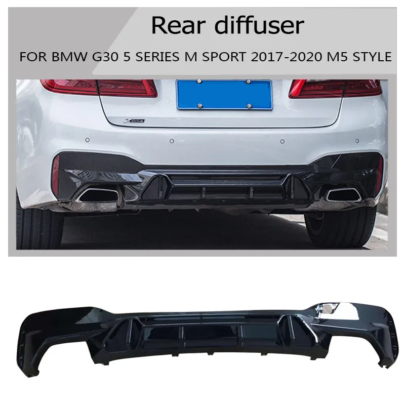 

G30 rear diffuser M5 style SPOILER for BMW G30 G38 Spoiler 5 Series 530i 540i M SPORT 4-Door 2017 2018