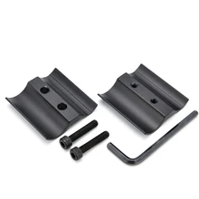 Качество Тактический ствол кольцо Сфера Прицельная телескопа зажим держатель Охота Gun фонарик Факел лазерный прицел с Гаечные ключи