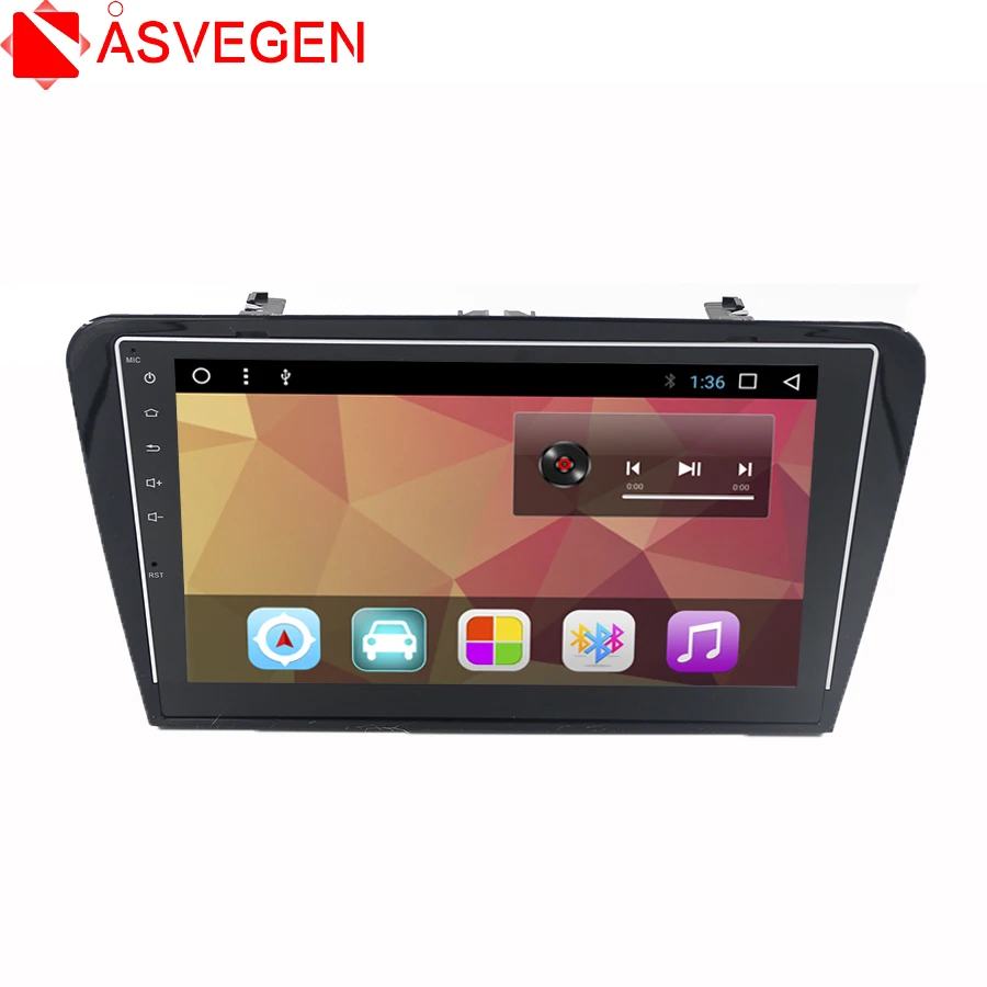 Top Asvegen 10.2 " Android 7.1 Quad Core Auto Radio Wifi GPS Navigation Multimedia Car Vedio Player For Skoda Octavia 2014-2016 0