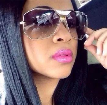 

Laura Fairy Cool Man Aircraft Sunglasses High Quality UV400 Gradient Women Polit Sun Glasses 2016 New Designer Gafas De Sol