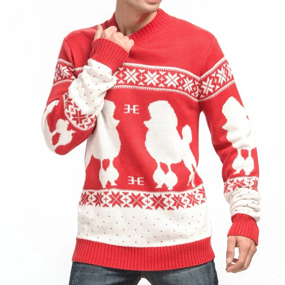 New Fashion Unique Knitted Sweater Skulls Unique Style Ugly Christmas