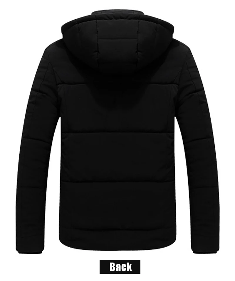 UNCO& BOROR зимняя мужская куртка размера плюс 7XL 8XL с хлопковой подкладкой, брендовые модные парки, мужская куртка и пальто, теплая верхняя одежда